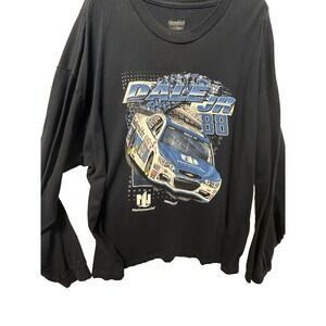 #88 Dale Earnhardt Jr. Nationwide Ins Navy NASCAR LS T-Shirt Hendricks Sz 3XL